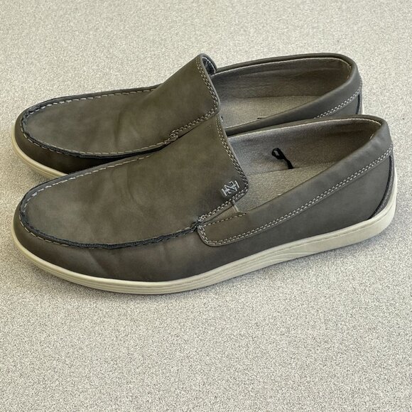 Izod Memory Foam Men's Size 10M Slip-On Loafers Gray - Picture 3 of 7